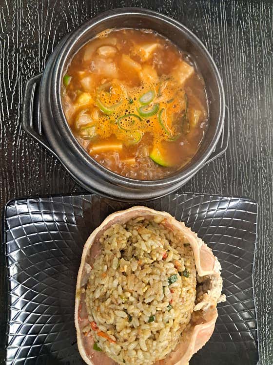 게딱지볶음밥 메뉴 사진(네이버)