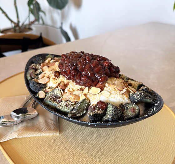 팥빙수 메뉴 사진(네이버)