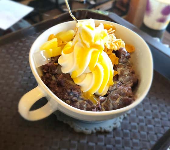 팥빙수 메뉴 사진(네이버)