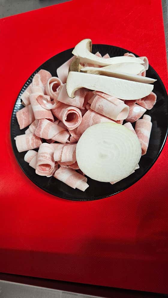 대패삼겹살 메뉴 사진(네이버)