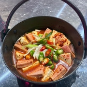 스팸두부짜글이 메뉴 사진(네이버)