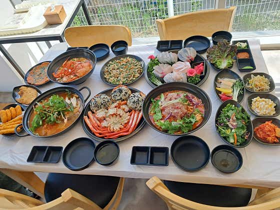 강문모듬회2인세트 메뉴 사진(네이버)