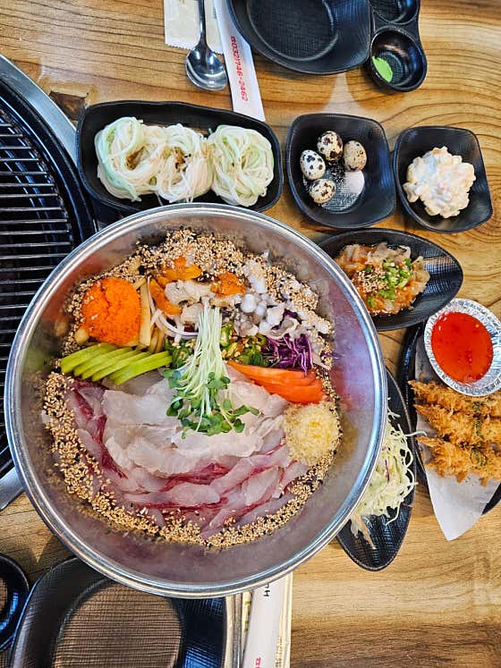 모듬물회 1인 메뉴 사진(네이버)