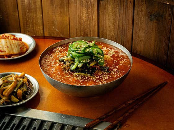 🧊 살얼음 가득 김치말이국수 메뉴 사진(네이버)