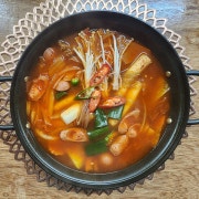 부대전골 메뉴 사진(네이버)