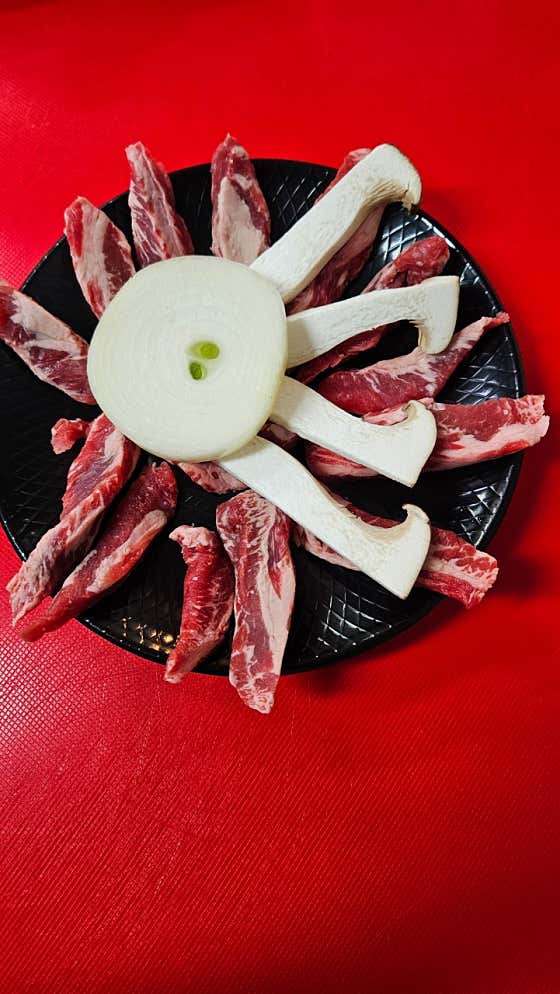 소갈비살 메뉴 사진(네이버)