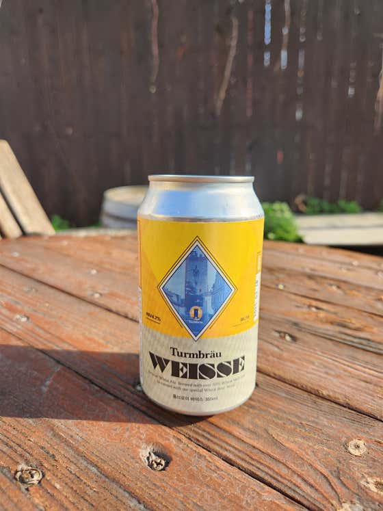 Weisse 바이스 355ml 캔 메뉴 사진(네이버)