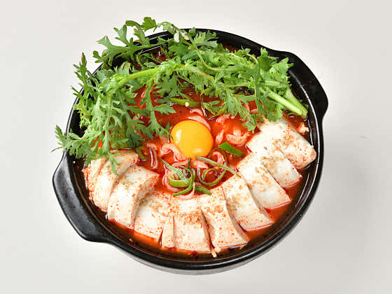 얼큰순두부칼국수 메뉴 사진(네이버)