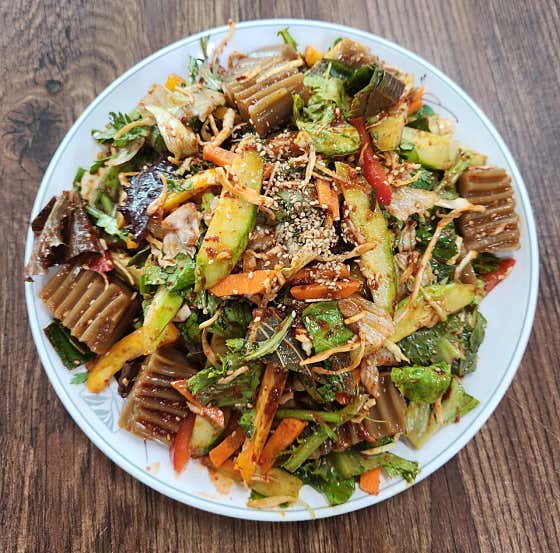 도토리묵무침 메뉴 사진(네이버)