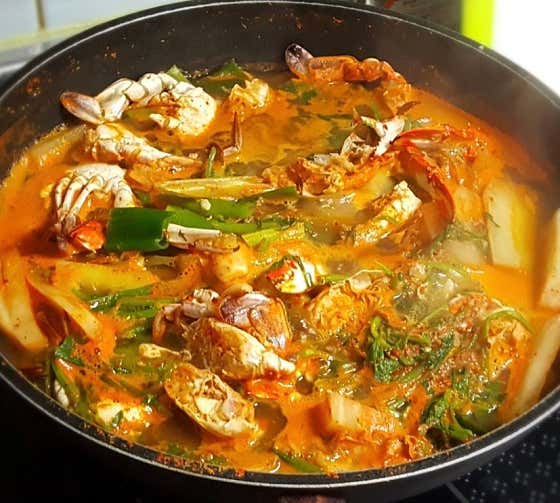 꽃게탕(싯가) 메뉴 사진(네이버)