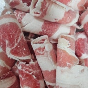우삼겹(180g수입산) 메뉴 사진(네이버)