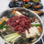 한우버섯전골 메뉴 사진(네이버)