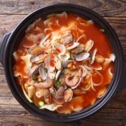 칼국수 (시원한 맛/얼큰한 맛) 메뉴 사진(네이버)