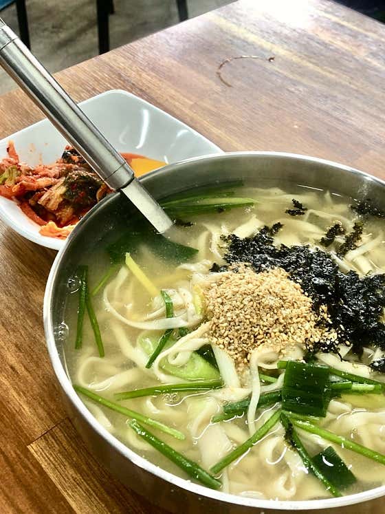 칼국수 메뉴 사진(네이버)