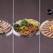 [3~4인]수육中+전골2인+편육냉채 메뉴 사진(네이버)