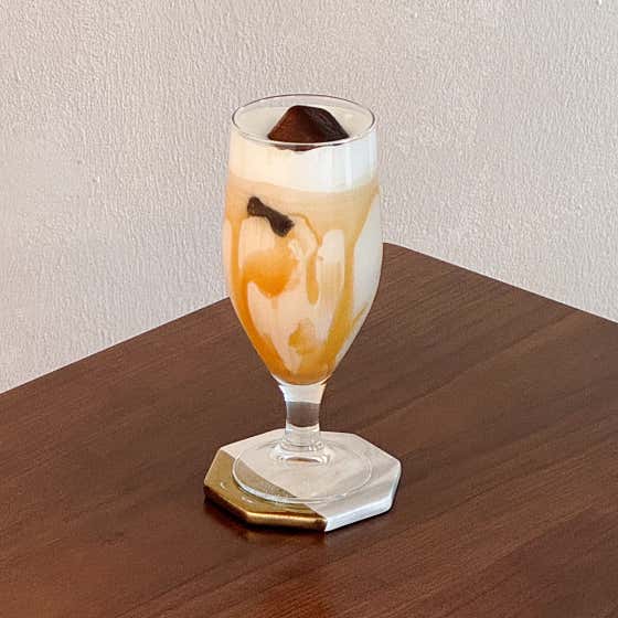 크림 큐브 카라멜라떼 메뉴 사진(네이버)