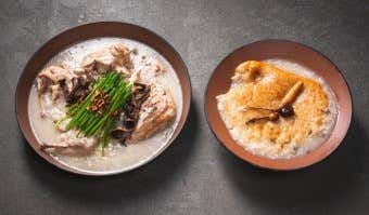 오리누룽지백숙*1시간전예약 메뉴 사진(네이버)
