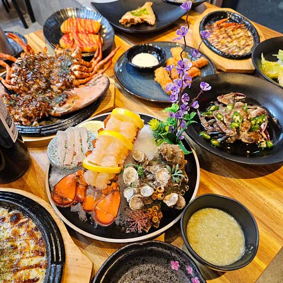 랍스터회치즈구이&대게풀코스&스끼한상 메뉴 사진(네이버)