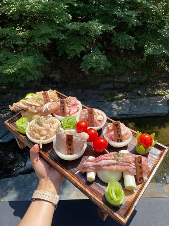 닭모듬구이 소(500g) 메뉴 사진(네이버)