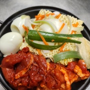 제육즉석떡볶이 2인 메뉴 사진(네이버)