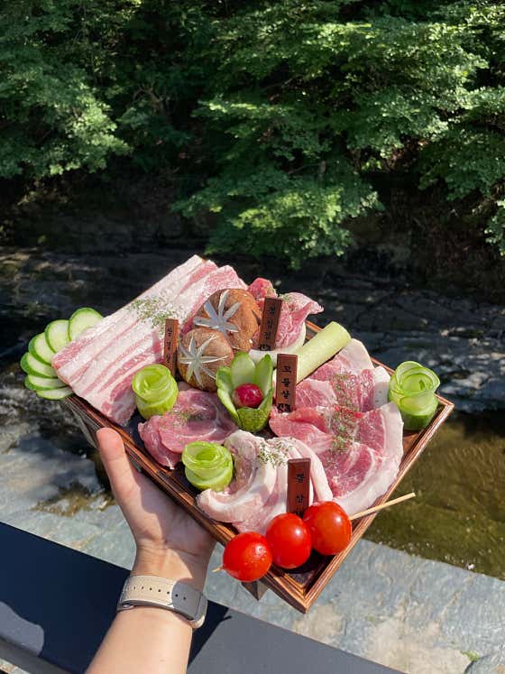 돼지모듬구이 소 (500g) 메뉴 사진(네이버)