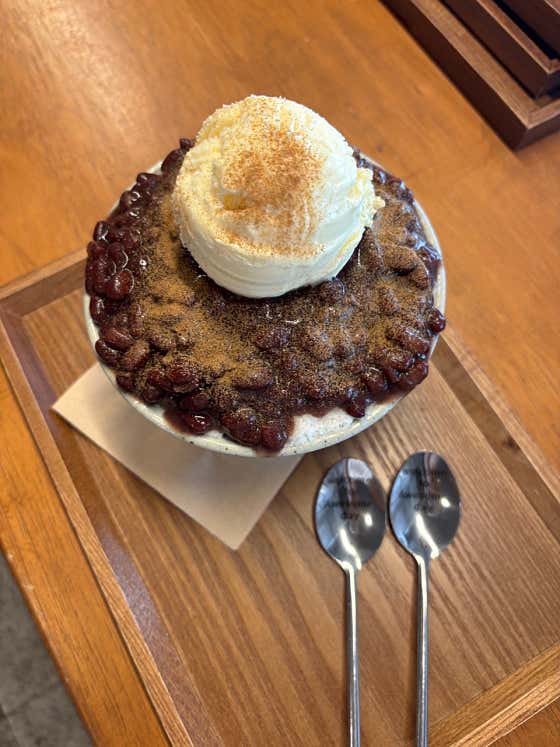 눈꽃빙수 메뉴 사진(네이버)