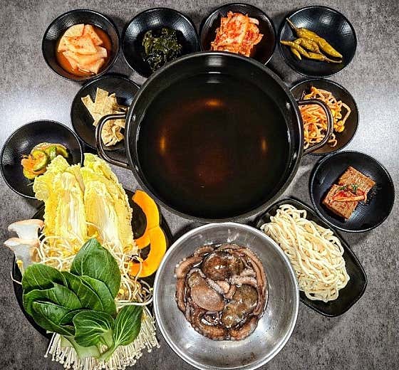 산낙지샤브2인 메뉴 사진(네이버)