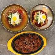 냉면+냉면+갈비맛구이 메뉴 사진(네이버)