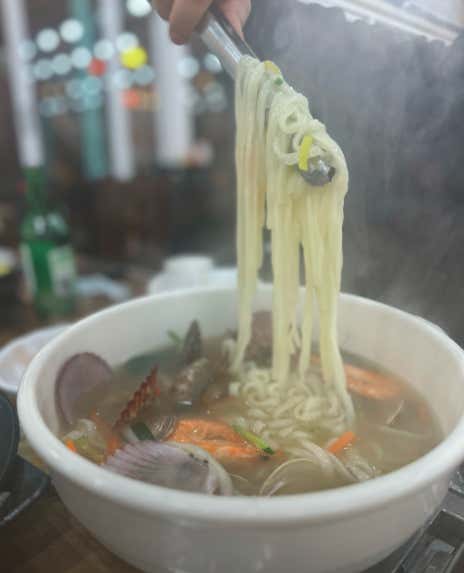 해물칼국수 메뉴 사진(네이버)