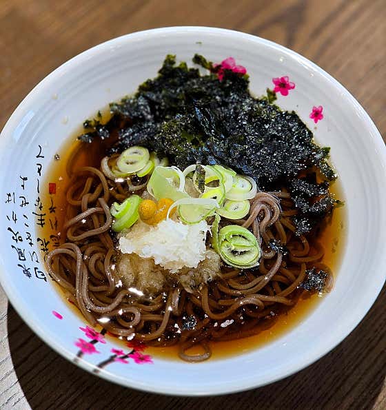 살얼음 메밀소바(5월~8월 계절메뉴) 메뉴 사진(네이버)