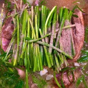 한방오리백숙 메뉴 사진(네이버)