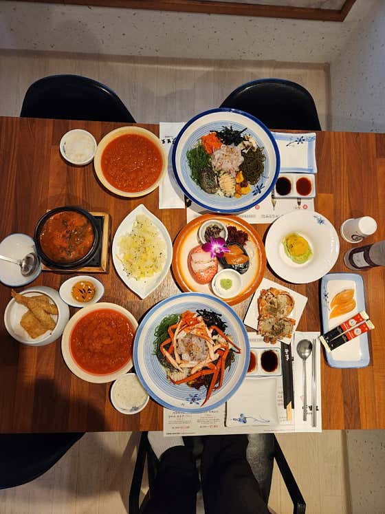 (신메뉴)박달 홍게 물회 메뉴 사진(네이버)