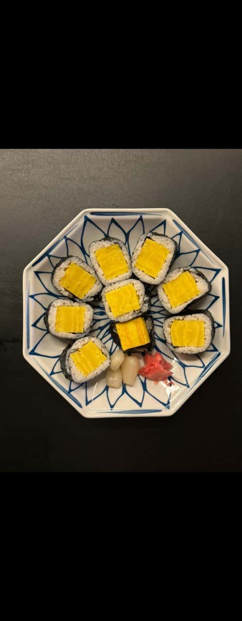 계란김밥 메뉴 사진(네이버)