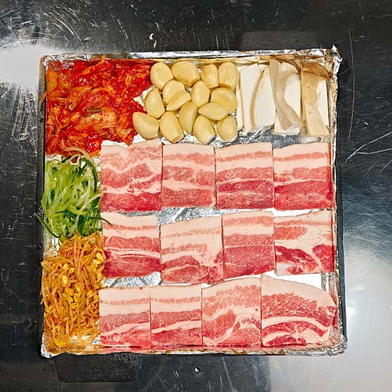 국내산 냉동삼겹살(150g) 메뉴 사진(네이버)