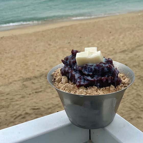 팥빙수 메뉴 사진(네이버)