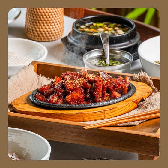 산내음 정식(황태) 메뉴 사진(네이버)