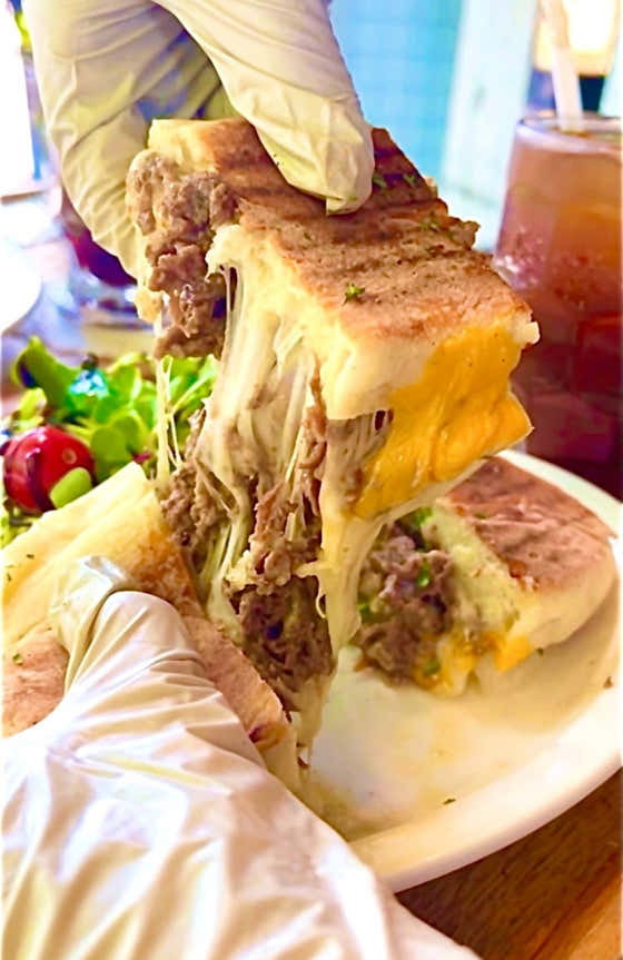 소불고기 더블 치~즈 듬뿍 파니니🧀 메뉴 사진(네이버)