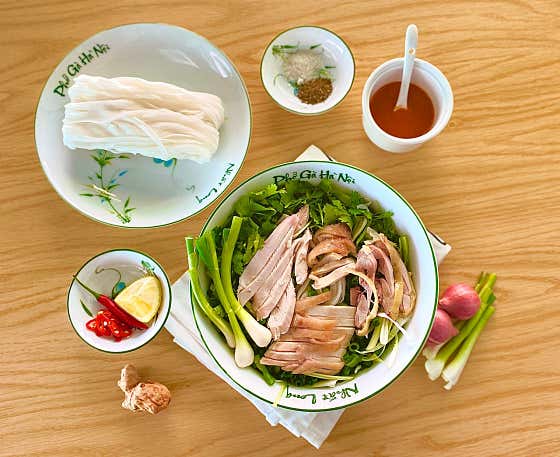 닭 쌀국수 메뉴 사진(네이버)