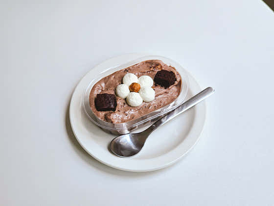 카카오 헤이즐넛 크림푸딩 메뉴 사진(네이버)