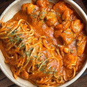 버터치킨커리&난or파스타 메뉴 사진(네이버)