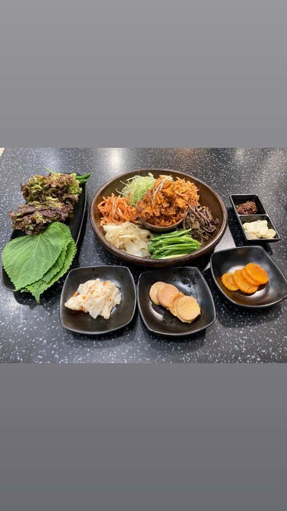 제주산흑돼지두루치기(신라호텔전수) 메뉴 사진(네이버)