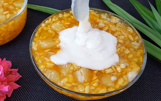 Chè bưởi 자몽 빙수 메뉴 사진(네이버)