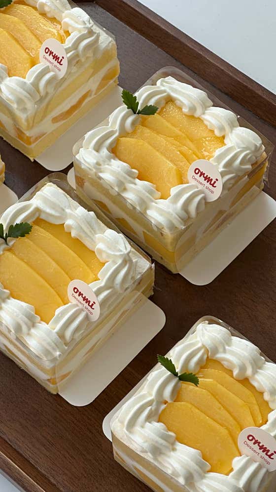 망고우유수플레(시즌) 메뉴 사진(네이버)
