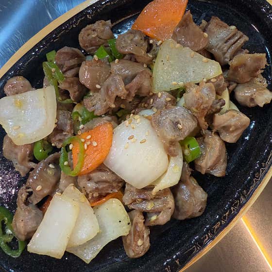 닭똥집 메뉴 사진(네이버)