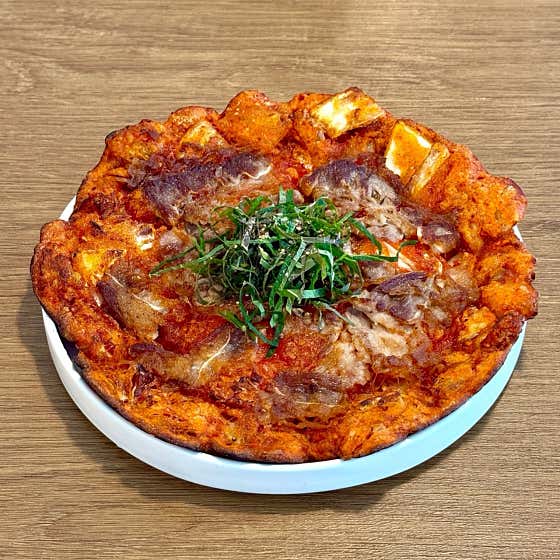 쫀득 우삼겹 김치전 메뉴 사진(네이버)
