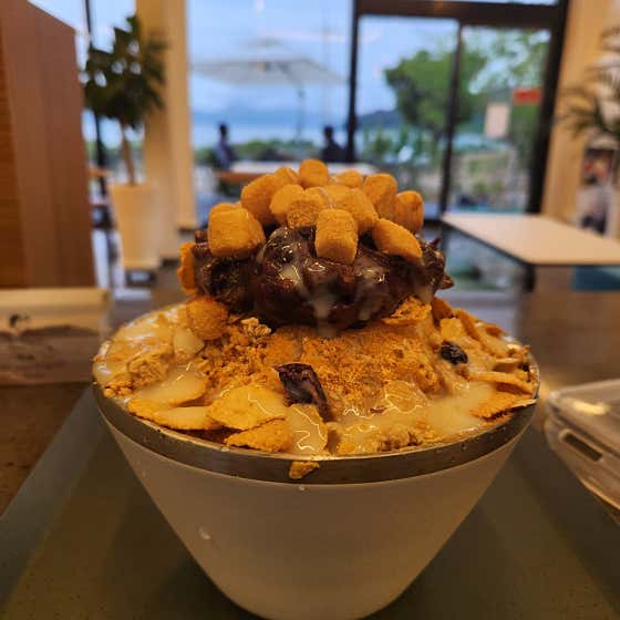[계절메뉴] 옛날 팥빙수 메뉴 사진(네이버)