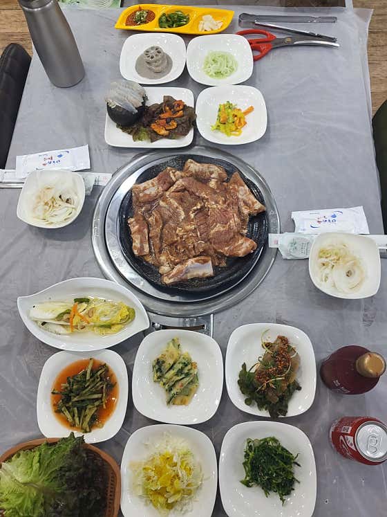 돼지양념갈비 1인 메뉴 사진(네이버)
