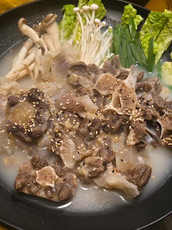 소꼬리 사골수육 메뉴 사진(네이버)