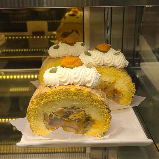 제주 밤호박롤 메뉴 사진(네이버)