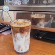 코코넛라떼 메뉴 사진(네이버)